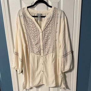 Catherine’s Embroidered Blouse